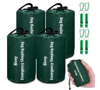 Emergency Sleeping Bag Survival Bag, Cymuber Portable Waterproof Thermal Bivy Sacks Tac Bivvy Bags,Camping Mylar Sleeping Bag Survival Gear Emergency Blankets Survival Shelter