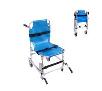 Emergency Stair Climbing Wheelchair, Foldable Aluminum, 350 lbs Capacity, Portable Solution for Elderly and Disabled Evacuation