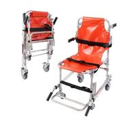 Emergency Stair Climbing Wheelchair, Foldable Aluminum, 350 lbs Capacity, Portable Solution for Elderly and Disabled Evacuation