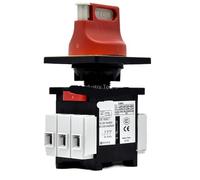 Emergency Stop 40A 3P VCD2C Load Switch Body and Panel Switch-disconnector | 40A 3P emergency stop load switch disconnector with body and panel VCD2C safe reliable