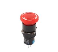 Emergency Stop Button - 16mm Rotary Switch Keyed for Control Panels - Industrial Safety Power Switch, Easy Install, Reliable Shutdown Solution, 1 Piece