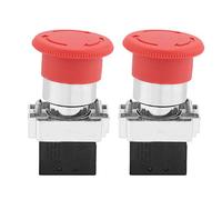 Emergency Stop Button, 2PCS Estop Button Smart Pusher 22MM Emergency Stop Push Switch