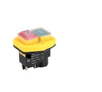 Emergency Stop Button ， 4/5Pin 110V 220V ON-OFF Momentary Reset Push Button Electromagnetic Switch IP55 Waterproof YCZ3-C Replace KJD17(Ycz3-b,4 Pins 220V)