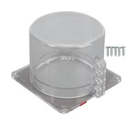 Emergency Stop Button Cover Lockout Transparent Visual Plastic Stop Push Button Protection Cover For Breakdown Maintenance PC Material Equipment Lockout Device (D60-2)