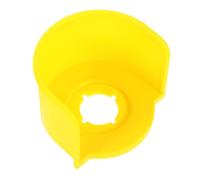 Emergency Stop Button Cover Yellow Plastic Guard Protector | Stable Fit, Wear-resistant and Easy to Install, Emergency Button for Elderly, Electricians and Homes