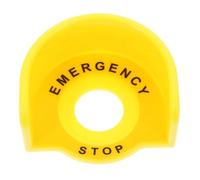 Emergency Stop Button Cover Yellow Plastic Safety Guard