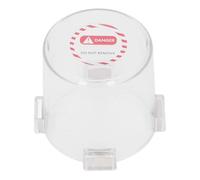 Emergency Stop Button Protective Cover Secure Magnetic Mounting PC Clear Round Guard for Industrial Device