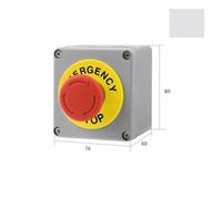 Emergency Stop Button Switch Control Box Elevator. Urgent Protection Cover Stop It Protect Shield Button Box Cast EFDSVUHE(2K)