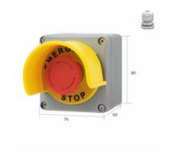 Emergency Stop Button Switch Control Box Elevator. Urgent Protection Cover Stop It Protect Shield Button Box Cast EFDSVUHE(8K)