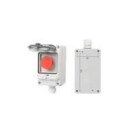 Emergency Stop Control Button Switch Box Ip67 Outdoors Shield Urgent Stop Buttons Controlling Case IDGTTLDF(Button box - Button)