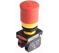 Emergency Stop, Mushroom Head, Push Pull | Control Station SWITCHES, 1 X Qty - DPB22-S11R