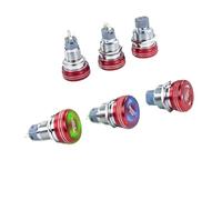 Emergency Stop Power Button - 16mm 19mm 22mm Metal Mushroom Head Switch with Lights 1PCS(White,1NO 1NC-19MM)