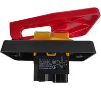 Emergency Stop Power Button Switch with Cover - 16A Electromagnetic Start Push Button for Applications,1pcs(4 Pins)