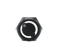 Emergency Stop Switch 19MM 220v lf-Return Self-Locking Waterproof DPDT Illuminated Metal Selector Knob Rotary Switch 2 3 Position LED Lamp(White Led,3 Position Momentary) Controls Switches