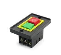 Emergency Stop Switch AC 380V 2KW ON/Off 3 Phase Latching Power Start Switch KAO-5M Controls Switches