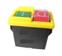 Emergency Stop Switch CK1 CK-1 125V/10A 250V/6A 4 Pins Waterproof Electromagnetic Pushbutton Switches Switch for Grinder(110V) Industrial Switches