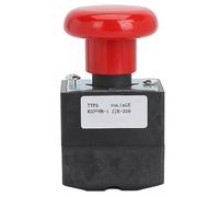 Emergency Stop Switch DC80V, Metal Emergency Push Button Replacement for Electric Stacker Forklift Pallet Car - Reliable Operation, Durable Build, Quick Power Cutoff for Safety (250A)