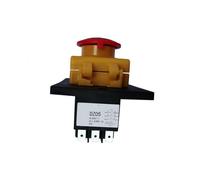 Emergency Stop Switch DZ05C 7pins IP55 380VAC 10A Waterproof On Off Electromagnetic Pushbutton Push Button Switches for Machine Starting