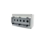 Emergency Stop Switch Emergency Stop Control Box Outdoor Button Switch Box with Protective Cover Waterproof Urgent Stop Button Control Box IP67(8)
