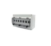 Emergency Stop Switch Emergency Stop Control Box Outdoor Button Switch Box with Protective Cover Waterproof Urgent Stop Button Control Box IP67(L)