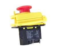 Emergency Stop Switch Waterproof Electromagnetic Switches 220V KJD17B Emergency Stop Push Button Switch 16A(4 Pins)