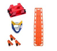 Emergency Stretcher Water Floating Spine Board with Head Immobilizer Neck Brace for Search and Rescue Operations