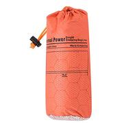Emergency Survival Sleeping Bag | 80% Body Heat Retention in Cold Weather | Weatherproof & Reflective Orange Design | Lightweight 122g for Camping/Hiking/Mountaineering
