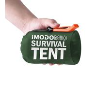 Emergency Survival Tent Life Shelter - 2 Person Mylar Emergency Shelter Tube Tent with Emergency Whistle & Paracord, All-Weather Essential Survival Gear for Camping, Hiking & Survival Kits