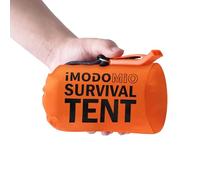 Emergency Survival Tent Life Shelter - 2 Person Mylar Emergency Shelter Tube Tent with Emergency Whistle & Paracord, All-Weather Essential Survival Gear Survival Kits for Hikers, Survivalists, Campers