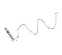 Emergency Survival Whistle Keychain Pendant, Stainless Steel Silver | Loud Sound, Lightweight Build, Outdoor Sports Competition Use, Referees Teachers