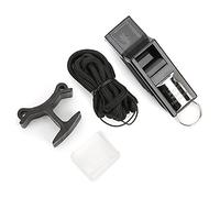 Emergency Survival Whistles with Lanyard Basketball Sports Training Referee Whistle for Hiking Camping Kayak Sports Outdoor Safety Lifeguard Rescue Signaling (Silver)