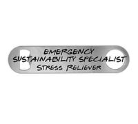 Emergency Sustainability Specialist Stress Reliever Beer Bottle Opener Funny Gift