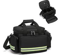 Emergency Trauma Bag with Inner Dividers and Anti-Slip Bottom for Professional Medical Supplies and Home Health Use
