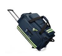Emergency Trauma Cart Bag on Wheels, Large Capacity Medical Bag with Removable Compartments for Home Care Nurses and Medical Personnel