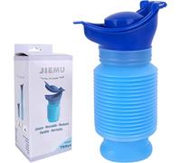Emergency Urinal, Portable Shrinkable Urinal Reusable Shrinkable Camping Male Female Outdoor Travel Personal Mobile Toilet Potty Urine Bottle for Men Adult Ladies Traffic Jam Travel Queuing
