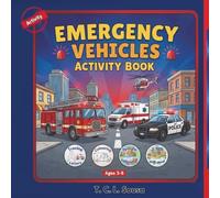 Emergency Vehicles Activity Book - Preschool Activity Book