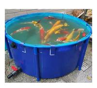 Emergency Water Storage Pool, Indoor Koi Fish Pond & Aquarium Ornamental Swimming Pool for Backyard Gardens, Office Decor