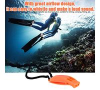 Emergency Whistle for Diving Hiking Cam Yellow and G Whistle for Survival and Lifesaving Gear (Orange)