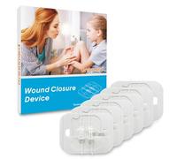 Emergency Wound Fastening Strips, 6 Pack, Zipper Boots, Wound Closure Strips, Zipstitch Butterfly Bandages, Steri Strips, Repair Wounds Without Stitches