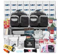 Emergency Zone 4 Person Urban Survival 72 Hours Bug Out/Go Bag | Perfect Way to Prepare Your Family | Be Ready for Disasters Like Hurricanes, Earthquakes, Wildfires, Floods