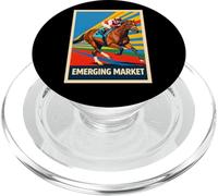 Emerging Market Horse, Horse Racing, Santa Anita, Del Mar PopSockets PopGrip for MagSafe