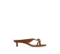 Emeri Stone 35 - female - Jimmy Choo - Heeled Mules - Brown - 7 UK - Shoes 7 UK
