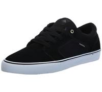 Emerica Cadence - Vulcanized Grip, Streamlined, Clean Single-Piece Vamp, Cushioned Fit, Outstanding Boardfeel, Everyday Sneakers 2025, Black/White/Gold, 11 UK