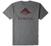 Emerica Lockup Short Sleeve T-Shirt M Dark Grey
