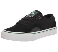 Emerica Men's Provost G6 Low Top Skate Shoe, Black/White/Gold, 8 UK