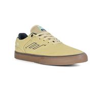 Emerica The Low Vulc Skate Shoes - Tan/Blue/Green