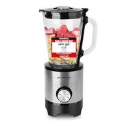 EMERIO BL-130988 Blender with 1.5 L Glass Container, BPA-Free, Crush Ice Function, 2 Speeds + Pulse Function, 4 Stainless Steel Knives, 2 Safety Switches in Jug and Lid 500 W