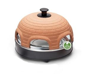 Emerio Countertop Oven PO-115984, 1200W, Non-stick, Ceramic, Black, Orange, 6 Pizza Capacity