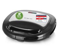 Emerio Double sandwich maker, BPA free, classic shape for triangular sandwich, e