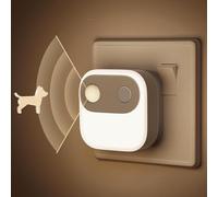 Emeritpro Night Light Plug in Wall with Motion Sensor and Dusk Sensor, ON-Off-AUTO, Warm White, 3 Levels Brightness 30/60/100 LM, Movement Lights Indoor for Hallway Stair Bedroom, 1 Pack